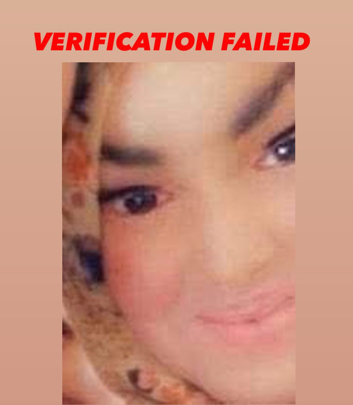 Verification Failed